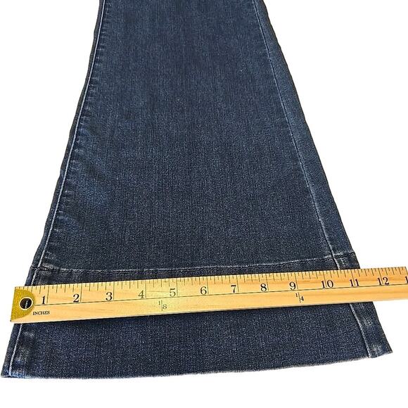 ME By Jennie Garth Womens Fleet Flare Leg Jeans Sz 4 Blue Denim - Picture 7 of 11